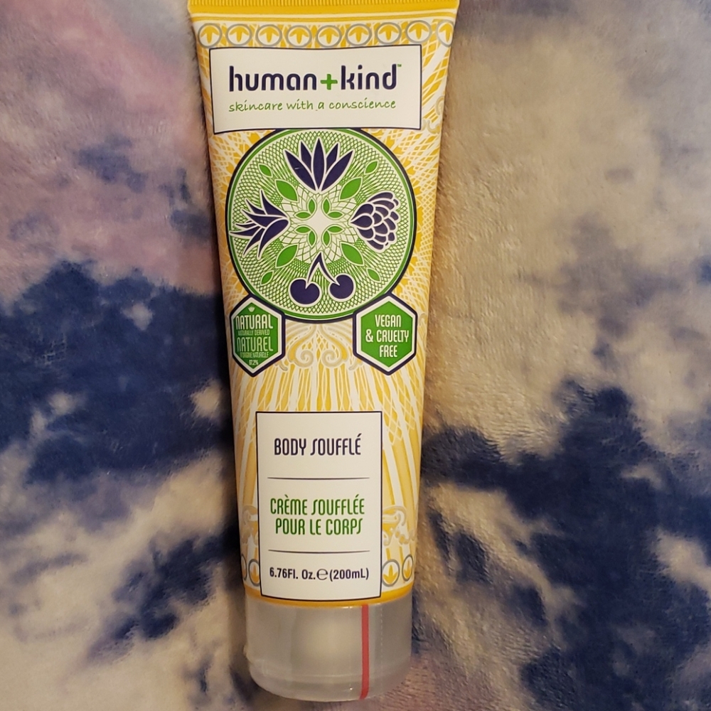 Brand new Human+Kind body souffle 6.76oz or 200ml